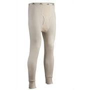 Indera Men's Cotton Waffle Knit Heavyweight Thermal Underwear Pant, Natural, Medium