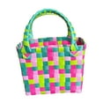 thumbnail image 4 of amagogo Woven Handbag Waterproof Beach Pouch Summer Multipurpose Travel Bag Tote Bag Style E, 4 of 9