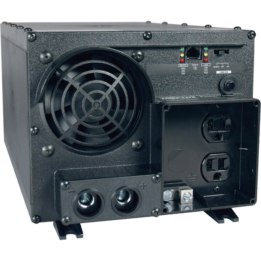 TRIPP LITE PV2400FC PowerVerter Inverter,115VAC,24VDC,2400W,2-Outlet ...