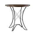 thumbnail image 1 of Table à Manger Ronde Hauteur Comptoir Adele en Bouleau avec Fini Brun, 1 of 6