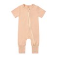 thumbnail image 1 of 2025 Boys Bodysuits Rompers Footless Pajamas Boy Bodysuit Short Sleeve Zipper Short Sleeve Sleeper Summer Clothes Boy Jumpsuit Baby Boy Sweats Baby Boy Outfit Winter Halloween Girl Boy Clothes, 1 of 4