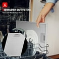 thumbnail image 3 of 30 inch Tieasy Wall Mount Range Hood Kitchen Vent Hood 450CFM Tempered Glass 3-Speed, 3 of 11