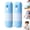 Blue*2, variant on 2-in-1 Box Cutter & Thermal Paper Eraser – Privacy Wipe Tool, Thermal Paper Correction Fluid Pen for Package Labels, Bills, Receipts
