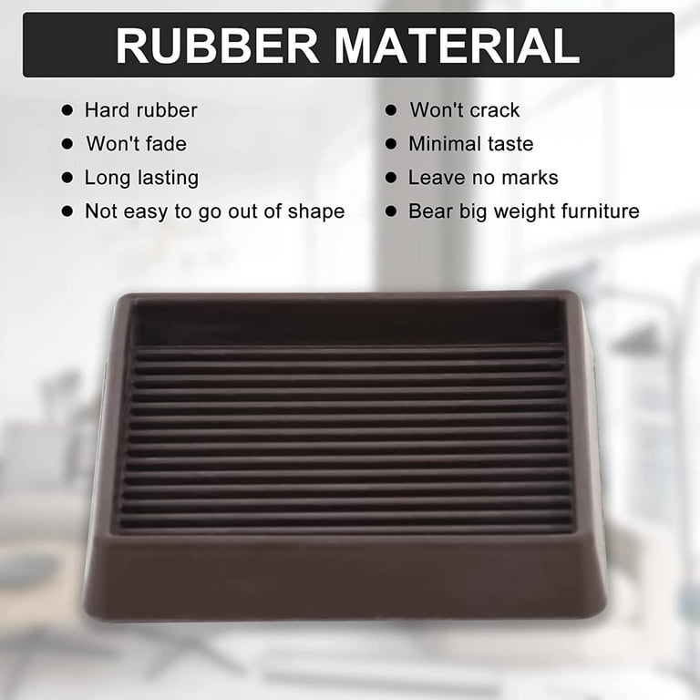 4 inch rubber outlet furniture cups