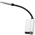 thumbnail image 2 of Durable Type C to 3.5mm Earphone Adapter for Phone with HighSpeed Charging and Stable Audio Transmission, Silver, Mini Size, 2 of 9
