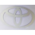 thumbnail image 3 of FixtureDisplays® "Toyota" Car Logo STICKER/ Self Adhesive Label for Front Hood and Rear Trunk, Reflect Light, 2.7 x 1.8" 16805-Toyota, 3 of 3
