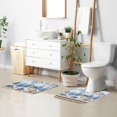 thumbnail image 6 of Yayeee Bath Rug for Bathroom Floor Non Slip Rectangle Fluffy Soft Absorbent Mat, 16"x24", Winter Village, 6 of 7