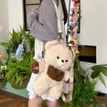 thumbnail image 5 of Jiibva Plush Bear Backpack Teddy Bear Doll Bag Multifunctional Plush Backpack Cartoon Animal Backpack Purse Gifts, 5 of 7