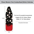 thumbnail image 6 of HELLHERO Father Christmas Snowflakes Ironing Board Cover, Lightweight Breathable Ironing Board Cover Protector, Dirt-Proof Heat-Resistant Ironing Protector for Ironing Board, Home Decorations, 6 of 6