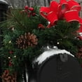thumbnail image 4 of Haute Decor Pre-lit Christmas Swag Garland with 20 LED Lights, Warm White, 4 of 5