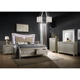 thumbnail image 2 of Champagne Silver Wood 6pc Bedroom Set in Queen Bed, 2 of 6