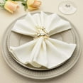 thumbnail image 3 of Coloody 6pcs Napkin Rings Set,Alloy Napkin Holder for Wedding Christmas Party Dinner Table Decor, 3 of 5