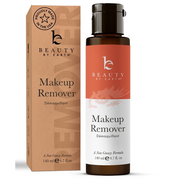 Makeup Remover - Organic and Natural Ingredients, Use with Eye Makeup Remover Wipes or Pads, Oil Free Makeup Remover