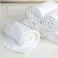 thumbnail image 3 of Wash Clothes 100 % Cotton - Soft and Absorbent  - 12x12 Inch - 48 Pack - White, 3 of 4