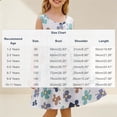 thumbnail image 4 of Eltusu Girls Cotton Dresses, Sleeveless Knee Length Crewneck Printed Summer Clothes Multicolor Size 4-5 T, 4 of 4