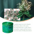 thumbnail image 5 of Linyer St. Patrick's Day Ribbons Green Burlap Gold Wrapping Paper Craft Bow Ribbon Happy Decor Card Making Packing DIY Party Bar Room Type 10, 5 of 6