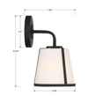 thumbnail image 5 of Crystorama Lighting - Fulton - 1 Light Wall Sconce-10.25 Inches Tall and 6.25, 5 of 11
