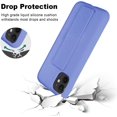 thumbnail image 2 of LAUDTEC Silicone Kickstand Case Compatible with iPhone 11 case(6.1 in) Vertical and Horizontal Stand Hand Strap Metal Kickstand(Light Purple), 2 of 6