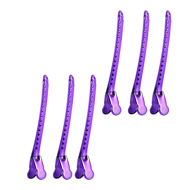Duevin 12PCS/Set Salon Metal Barber Sectioning Clip Barrette Hairdressing Clamps Styling Tool 2 Colors