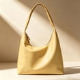 thumbnail image 2 of ibiyuan Messenger Bag For Women Timeless Solid Color Minimalist Soft Shoulder Carryall Tote Bag for Women, Elegant Everyday Crossbody Hand Purse Gifts For Women, 2 of 6