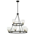thumbnail image 2 of 9 Light Chandelier In 31-Coal/Stained Brass Finish    -Traditional Installation Minka Lavery 2439-878, 2 of 3