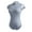 Gray 01, variant on Summer Dance Bodysuit Women Ballet Skinny Cutout Back Thong Bottom Body Suits Lace High Neck One Piece Gymnastics Outfits, Black, M