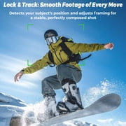 Action Camera,5K/30fps Waterproof Action Camera, with APP & WiFi Control, 1/1.3 Sensor, EIS Anti-Shake, Subject Tracking, Includes 64GB Card, Vlogging Camera Ideal for Sports & Adventure