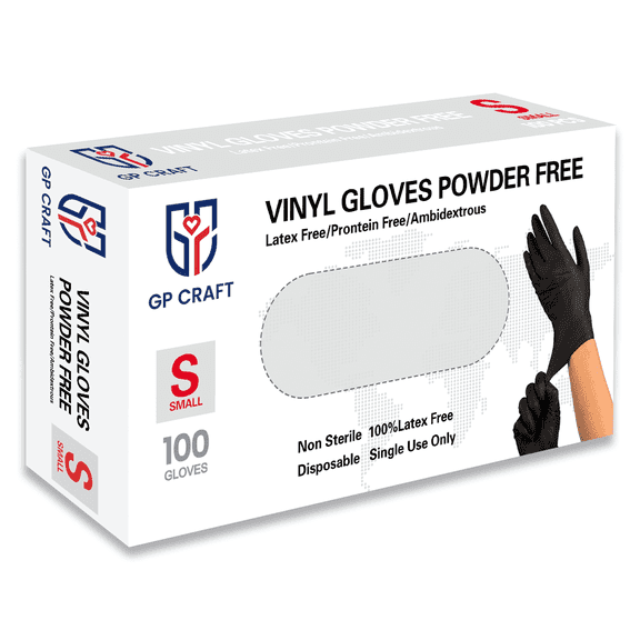 100-ct Box 4Mil Blue Nitrile Disposable Gloves Latex-Free, Powder-Free, Food-Safe For Outdoor Cleaning, Cooking, Food Prepping, Professional Protective Gloves