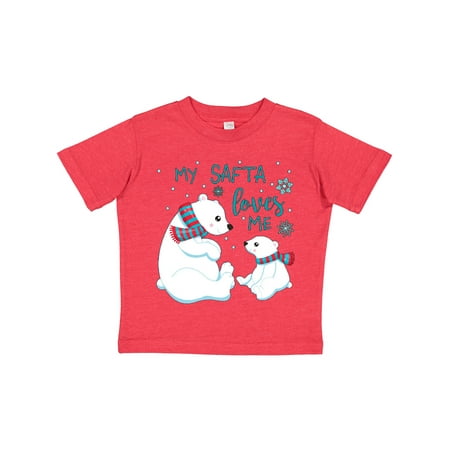 

Inktastic My Safta Loves Me- Cute Polar Bears Gift Toddler Boy or Toddler Girl T-Shirt