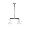 thumbnail image 4 of Innovations Lighting 209 Bellmont Bellmont 2 Light 21" Wide Linear Chandelier / Semi-Flush, 4 of 7
