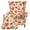 Maple Leaf and Pine Cone Pattern, variant on Pzuqiu Autumn Falling Leaves Wingback Chair Slipcover with Soft, 2 Piece Wingback Armchair Cover with Smooth Easy Install Wing Chair Slipcovers for Pet Kids