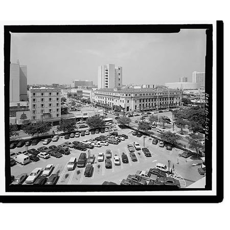Historic Print, U.S. Post Office & Courthouse, 300 Northeast First Avenue, Miami, Dade County, FL, 18" x 24"