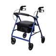 thumbnail image 4 of McKesson Rollator Walker with Seat and Wheels - Blue, 300 lbs Capacity, 1 Ct, 4 of 6
