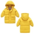 thumbnail image 5 of Esaierr Toddler Hooded Windproof Mid-Length Outerwear Jacket Kids Baby Boys Girls down Puffer Thickened Cotton Jacket for 2-9Y, 5 of 6