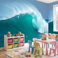 thumbnail image 6 of Wall Mural Peel and Stick Ocean wave Self-Adhesive Wallpaper Removable Wall Decal Wall Sticker Home Decor for Living Room Bedroom 69"x96", 6 of 8