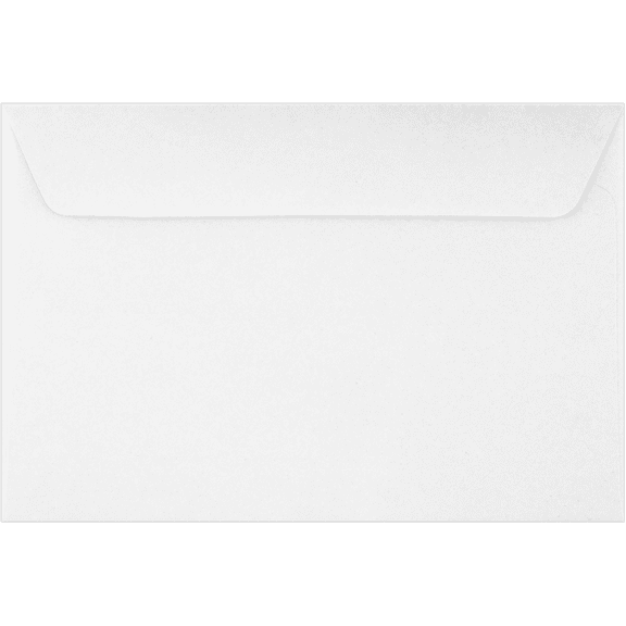 LUXPaper 6 x 9 Booklet Envelopes, White, 50/Pack