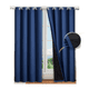 thumbnail image 1 of Cortinas Blackout Ventana Sala 300x230cm 2 Paneles Azul marino, 1 of 5