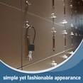 thumbnail image 3 of Minkissy 1Set Sleek Black Cabinet Door Lock with Key for Gym Lockers and Home Storage, 3 of 8