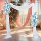 thumbnail image 1 of Soporte de arco de metal para telón de fondo, soporte de arco para boda, 200 cm x 150 cm, marco de arco moderno para graduación, despedida de soltera Plata, 1 of 8
