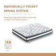 thumbnail image 6 of Unique Choice 12''H Comfort Hybrid Pocket Spring Mattress,Queen, 6 of 9