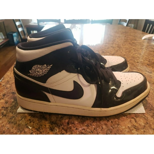 Ni - ke Ni - ke Air Jordan Mid Carbon Fiber Black & White Men's Sz 13