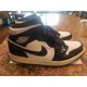 thumbnail image 1 of Ni - ke Ni - ke Air Jordan Mid Carbon Fiber Black & White Men's Sz 13, 1 of 5