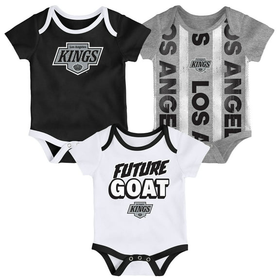 Infant Los Angeles Kings Loyal Buddies Three-Pack Bodysuit Set
