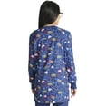 thumbnail image 5 of Cherokee Prints Scrubs Jacket For Women Snap Front Print Warm-up CK321, 5 of 5