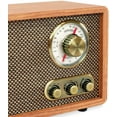 thumbnail image 2 of Victrola Retro Wood Bluetooth FM/AM Radio with Rotary Dial, 2 of 4
