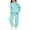 Mint Green, variant on Piomll Girls Outfit Sets Casual Letter Print Hoodie Pants 2 Pcs Youth Athletic Clothes