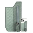 thumbnail image 6 of Phone Back Card Holder, Multi Slot Flipping Wallet Case With Zipper For Back of Phone, Stick on Mobile Phone Grip Case For School, Home, Office, Travel, 6 of 11