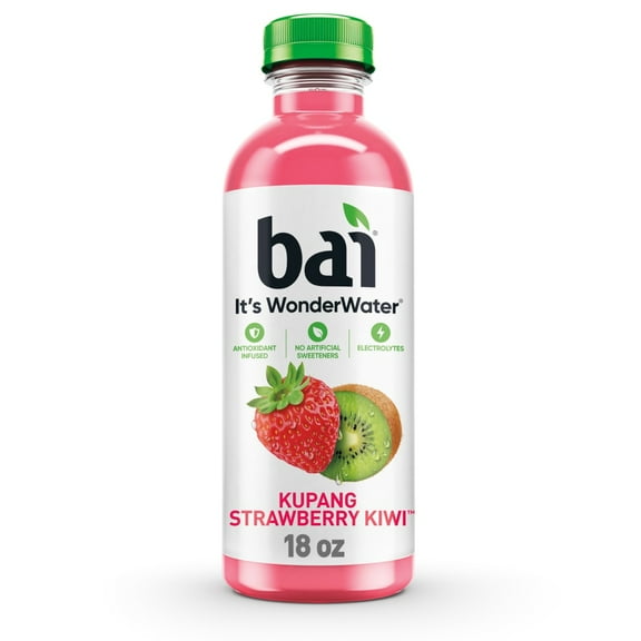 Bai Kupang Strawberry Kiwi Water Beverage Bottle - 18 fl oz