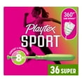 thumbnail image 3 of (5 pack) Playtex Sport Tampons, Unscented, Super (36 Count), 3 of 15