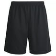 thumbnail image 2 of Men's Active Athletic Performance Shorts Sweat Gym Basketball Run Sport Black 3X, 2 of 3